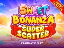 Sweet Bonanza Super Scatter game artwork
